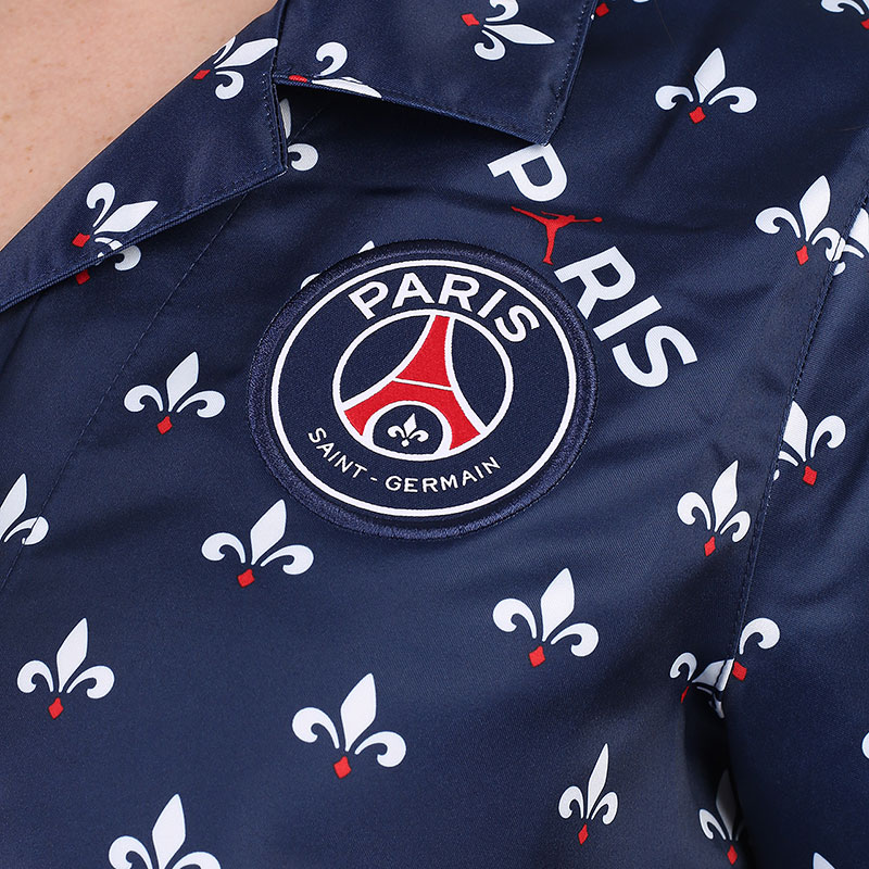 Женская рубашка Jordan Paris Saint-Germain Women's Short-Sleeve Printed Top (DC0451-410)  - цена, описание, фото 2